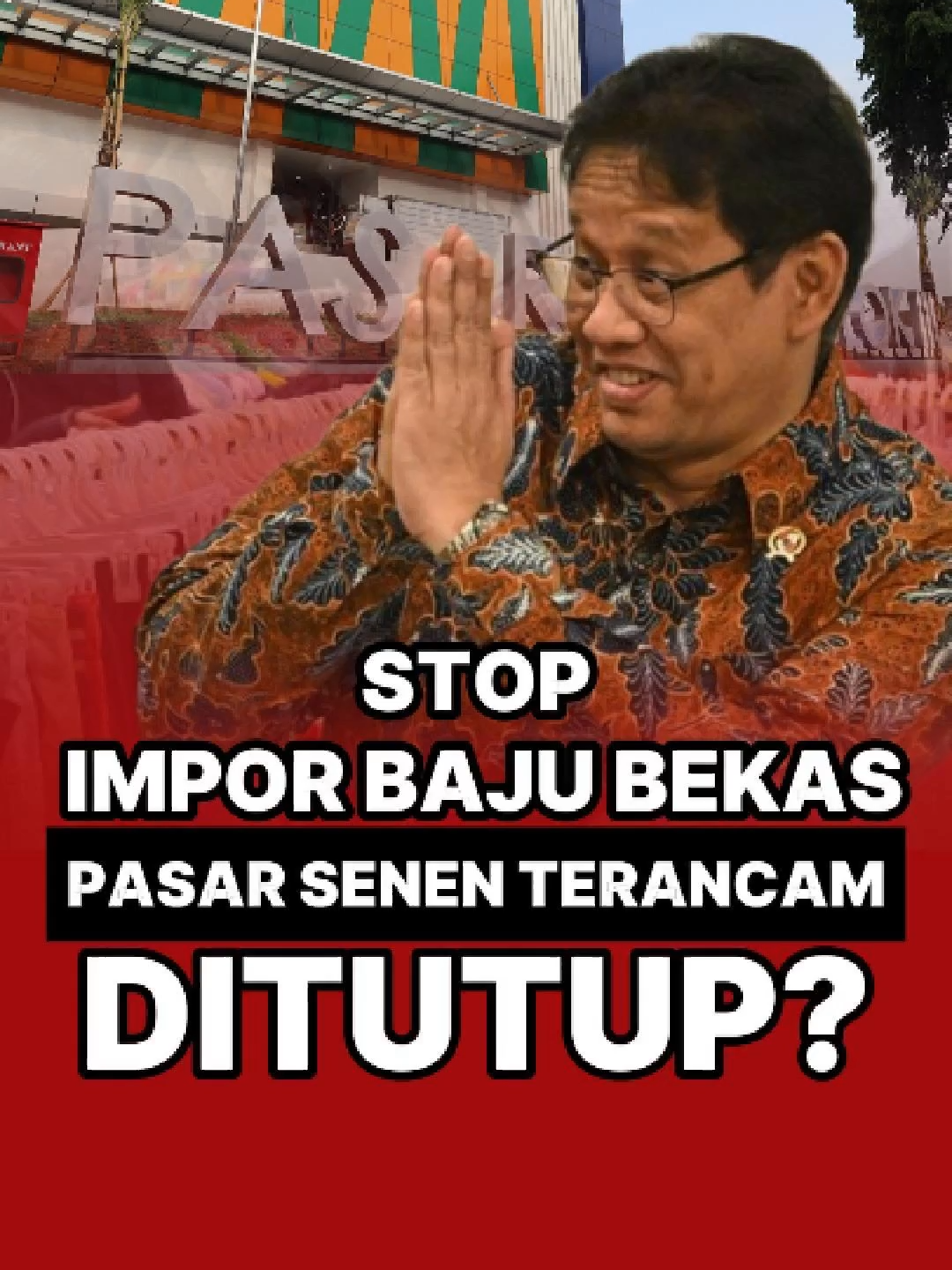 Menkeu Purbaya Yudhi Sadewa bakal menindak tegas para pelaku impor pakaian bekas ilegal atau balpres. Terobosan ini sebagai upaya pemerintah melindungi industri tekstil dalam negeri.  Lantas bagaiamana dengan penjualan baju bekas impor di Jakarta, yakni Pasar Senen?  Purbaya menekankan penertiban balpres bukan berarti Pasar Senen akan ditutup, melainkan bisa menjadi tempat untuk penjualan produk-produk buatan dalam negeri. #Balpres #ImporPakaianBekas #MenkeuPurbaya #DukungProdukLokal #PasarSenen #IndustriTekstil #JCCNetwork