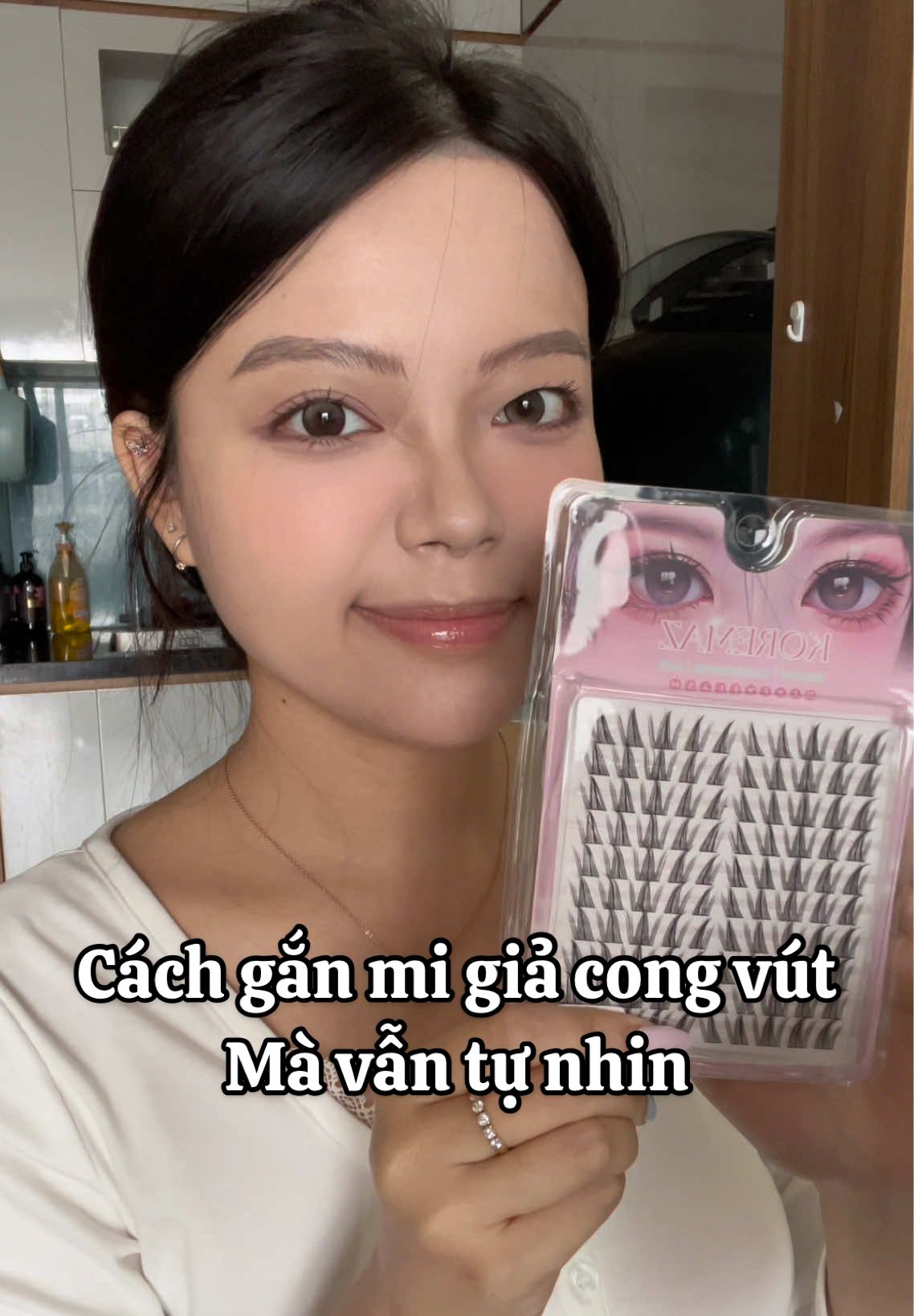 Đứa nào đứa nào bảo gắn dưới mi thật ko đủ cong #fyp #beautytips #xh #BeautyTok #lamdep 