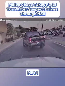 Police Chase Takes Fatal Turn After Suspect Drives Through Mall Part 1 #cops #copsoftiktok #police #bodycam #crime