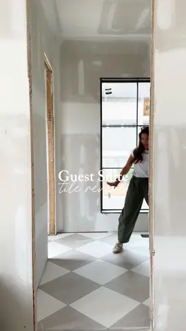 In my checkerboard era 🏁✨ Absolutely loving how this tile from @Ann Sacks turned out! What do you think? #interiordesign #bathroomdesign #tile #homedesign #newhomeconstruction 