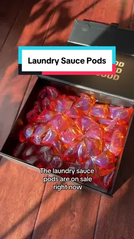 These laundry sauce pods will have your clothes smelling so luxurious!! They are super strong and make your clothes so soft!!! Sale price may vary based on when you see this video! #laundrysauce #laundrysaucepods #laundrysaucedryersheets #laundrysaucedetergent #laundry 