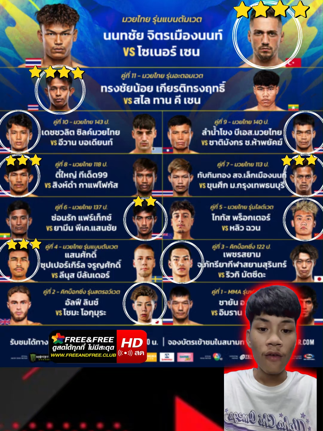 “นนทชัย” วัดแกร่ง “โซเนอร์”, “ซ่อนรัก” รับมือ “ยามีน” นำทัพศึก ONE ลุมพินี 130 รวมพลจอมบู๊อาวุธแกร่งทั้งสิ้น 12 คู่ #มวยไทย #knockout #one #มวย #one130 #ไฮไลท์มวย