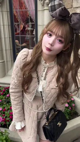 ディズニーでーと🕰🤎🍂 #古澤里紗 #きゅーすと #cutiestreet #ディズニー 