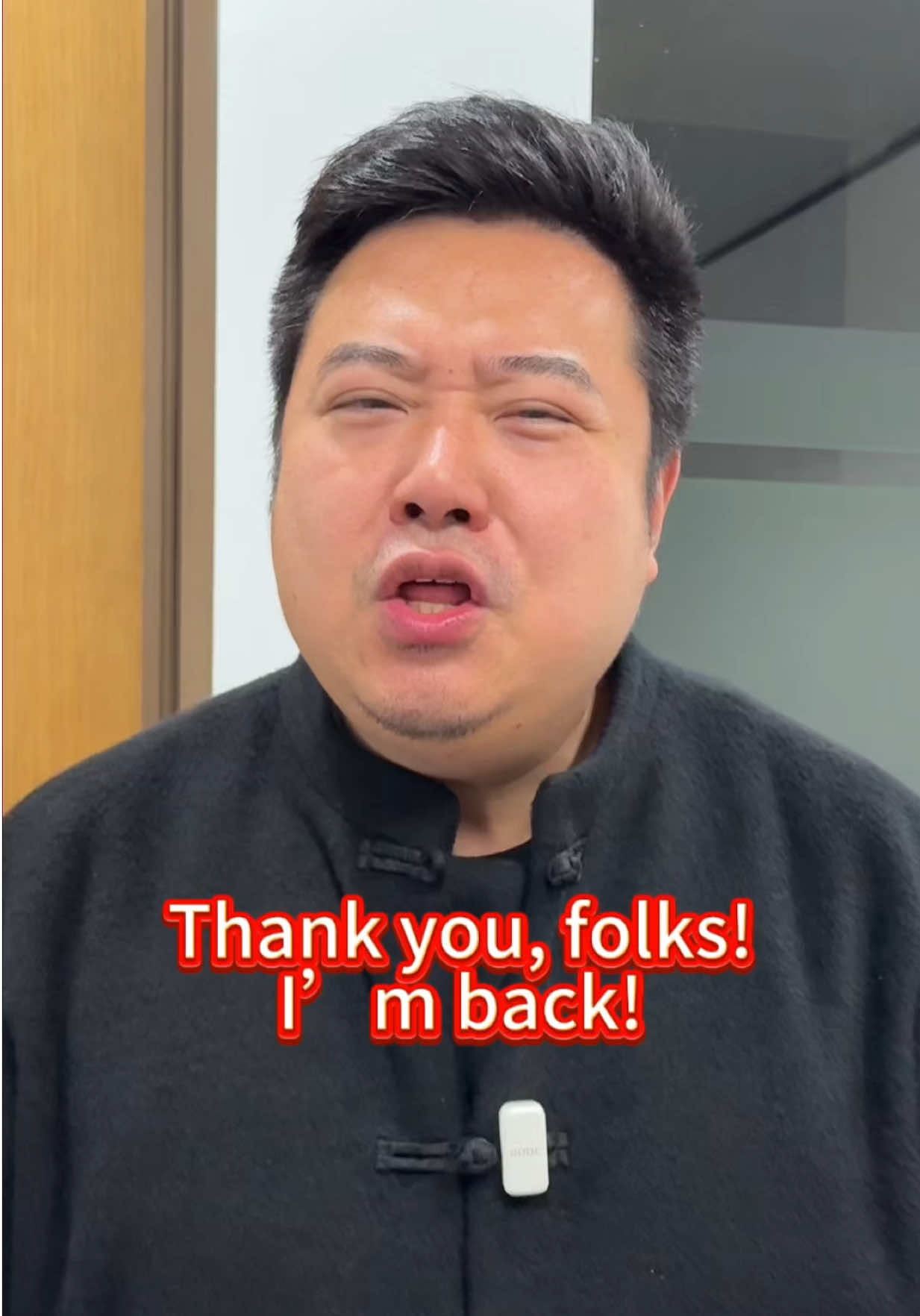 Folks, I’m back! 