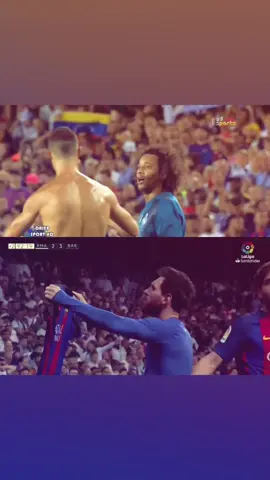 عيني بعينك 😂👋#رونالدو#ميسي#برشلونة#ريال_مدريد #messi 