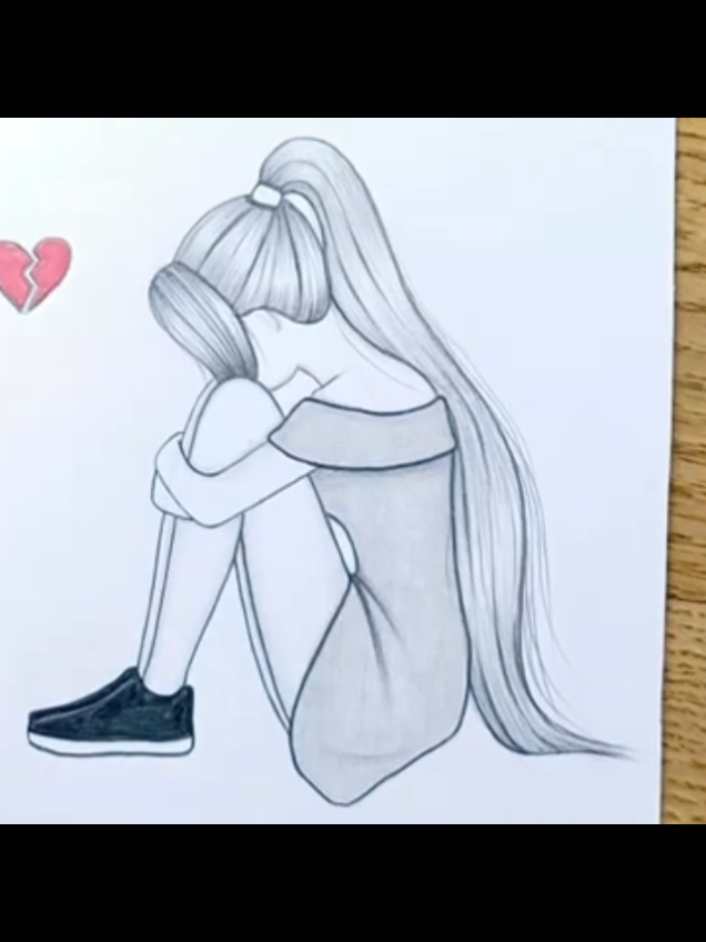 How to draw a girl step by step 💯  #girldraw #artwithpenci✏️  #artdrawing #skechdraw  #foryoupage 