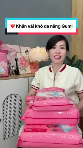 ❤️ Khăn vãi khô đa năng Gumi đang có voucher giá tốt được gần 2kg luôn ah cả nhà. #khanvaikhogumi #cindythuytichcuc 