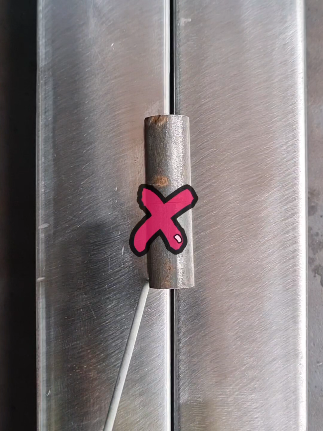 easy lathe hinge installation #welder #skills #technique #hinges #door 