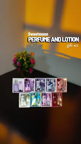 Imagine n'yo napakamura, dalawa na itong Perfume and Lotion Gift Set 😊 Sulit na sulit pang regalo.  #perfumeandlotion #perfumeandlotionset #perfumeandlotiongiftset #sweetmoonperfumeandlotionset 