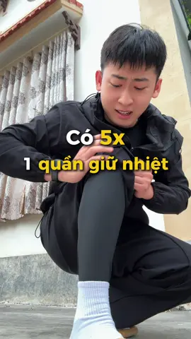 Lạnh rồi mà không mặc đồ giữ nhiệt thì chỉ có sun 💪 #chienkhonggay #quangiunhiet #aogiunhiet #quanaogiunhiet #xuhuong 