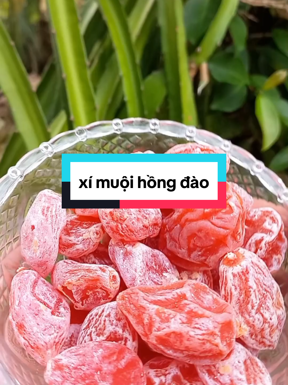 Xí muội hồng đào có vị mặn nhẹ, chua chua, ngọt ngọt#ximuoihongdao #ximuoidaohong #omaidaohong #ximuoidao #ximuoi 