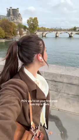 hard launching my first solo trip!! can’t wait to share what i’ve been up to 🤭🤭🤭 #paris #solotravel #fashionblogger #maincharactermoment #france 