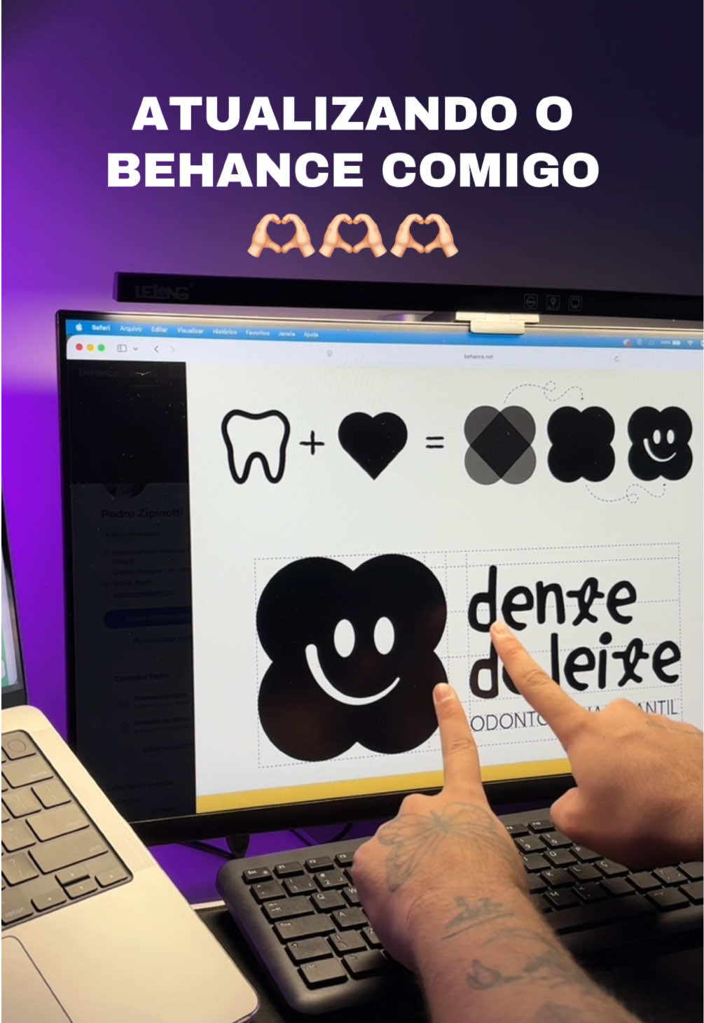 🤓Mais um projeto de identidade visual pra atualizar o Behance #designer #freelancer #designgrafico #freelancer #portfolio 