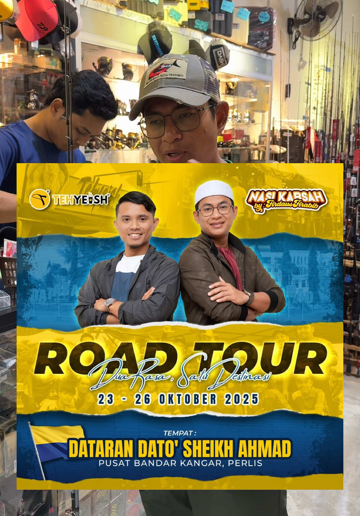 Mana abg2 anglers Perlis. Berani ka sahut cabaran. Esok mai beli nasi kabsah dan bagitau nak daftar celen mengai. #bulehtaqatu 