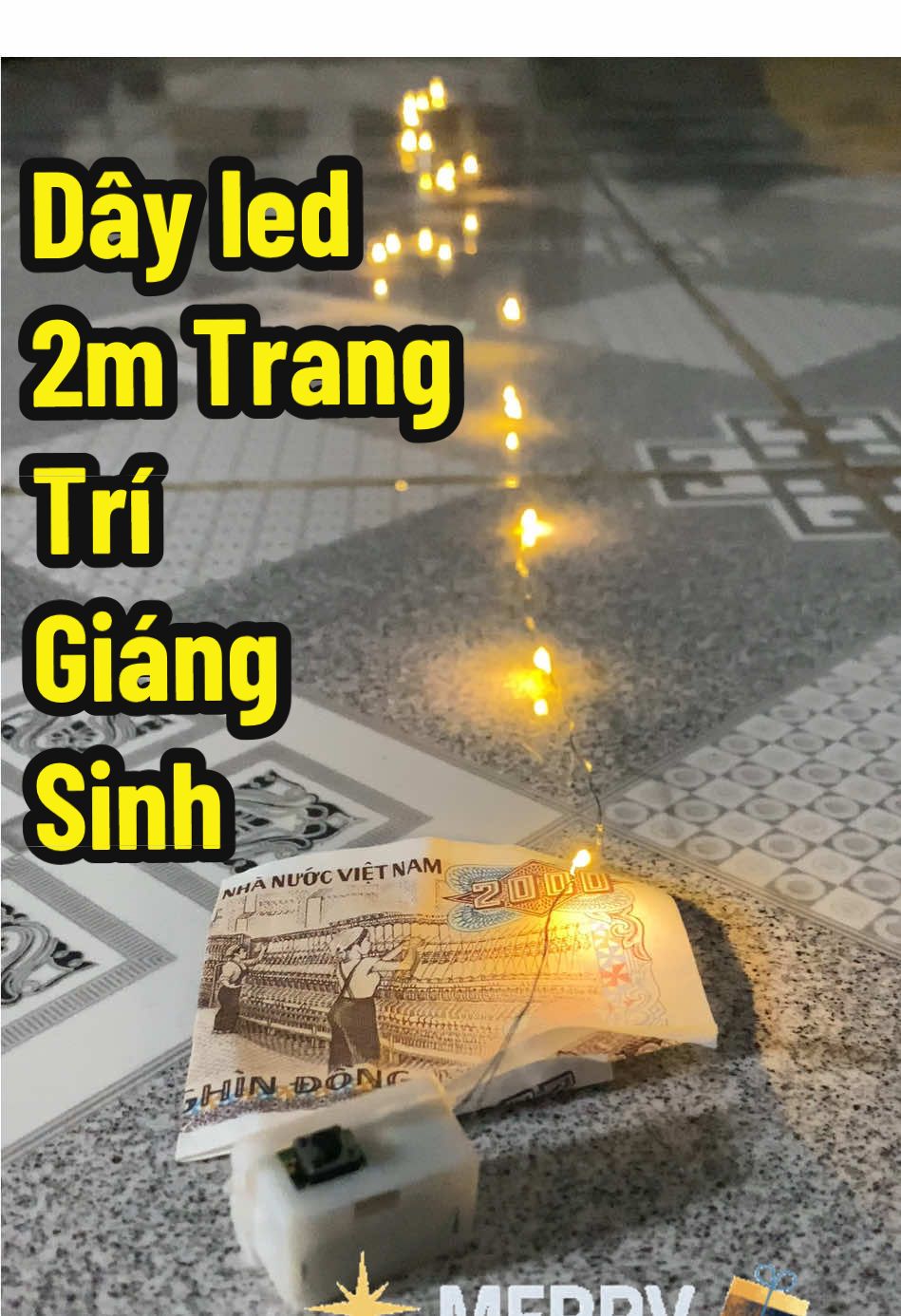 Đèn Led trang trí giáng sinh noel gắn cây thông mini #trangtrigiangsinh #giángsinh2025 #caythongnoel #dentrangtrigiangsinh #ledmini 