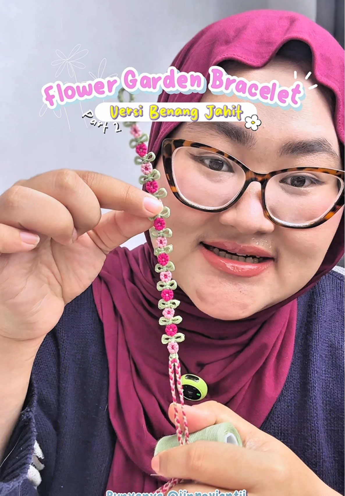 Yang nggak bisa recreate, langsung aja klik link bionya 😆 #gelangbenang #tutorialgelang 