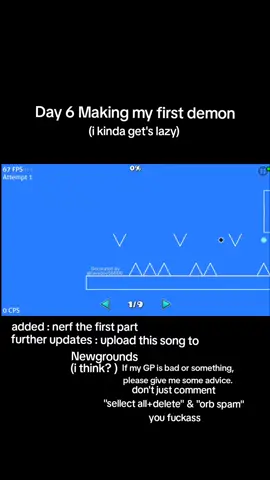 i think the first part little too easy idk #geometrydash #gd #gdps #number #fypシ゚ 