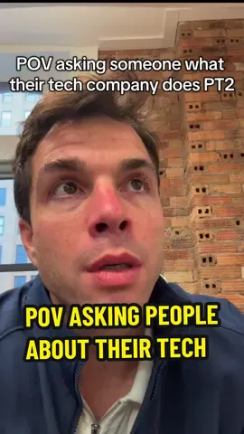 Asking someone what their tech company does pt 2. Automation. Streamline. AI. Stocks. #corporate #Tech #techtok #saas 