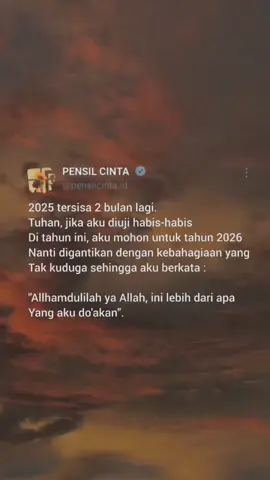 amiin 😇 Like yang setuju ❤️. . 📌 TAG SAHABAT KALIAN 📌 . . Follow @pensilcinta.id 🌈 for more entertainment don't forget to see my instastory for more information. #tagar .  #sajak30detik #literasi30detik #literasi15detik#baitsemusim               Like yang se