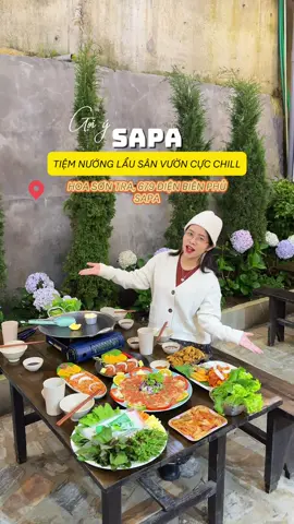 Gợi ý tiệm nướng lẩu chill ở Sapa 🍃🌤️ Mời mọi người ghé Hoa Sơn Tra Sapa  nha #travel #traveltiktok #traveling #sapa #hoasontra #reviewfood 