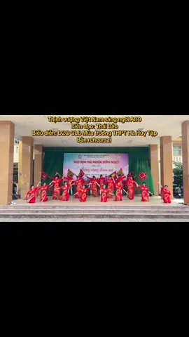Siêu phẩm mùa 20/11 sắp lên đài ☺️🥰💛🍀 #thinhvuong #cothaibao #vannghe #thinhvuongvietnamsangngoi #thpt 