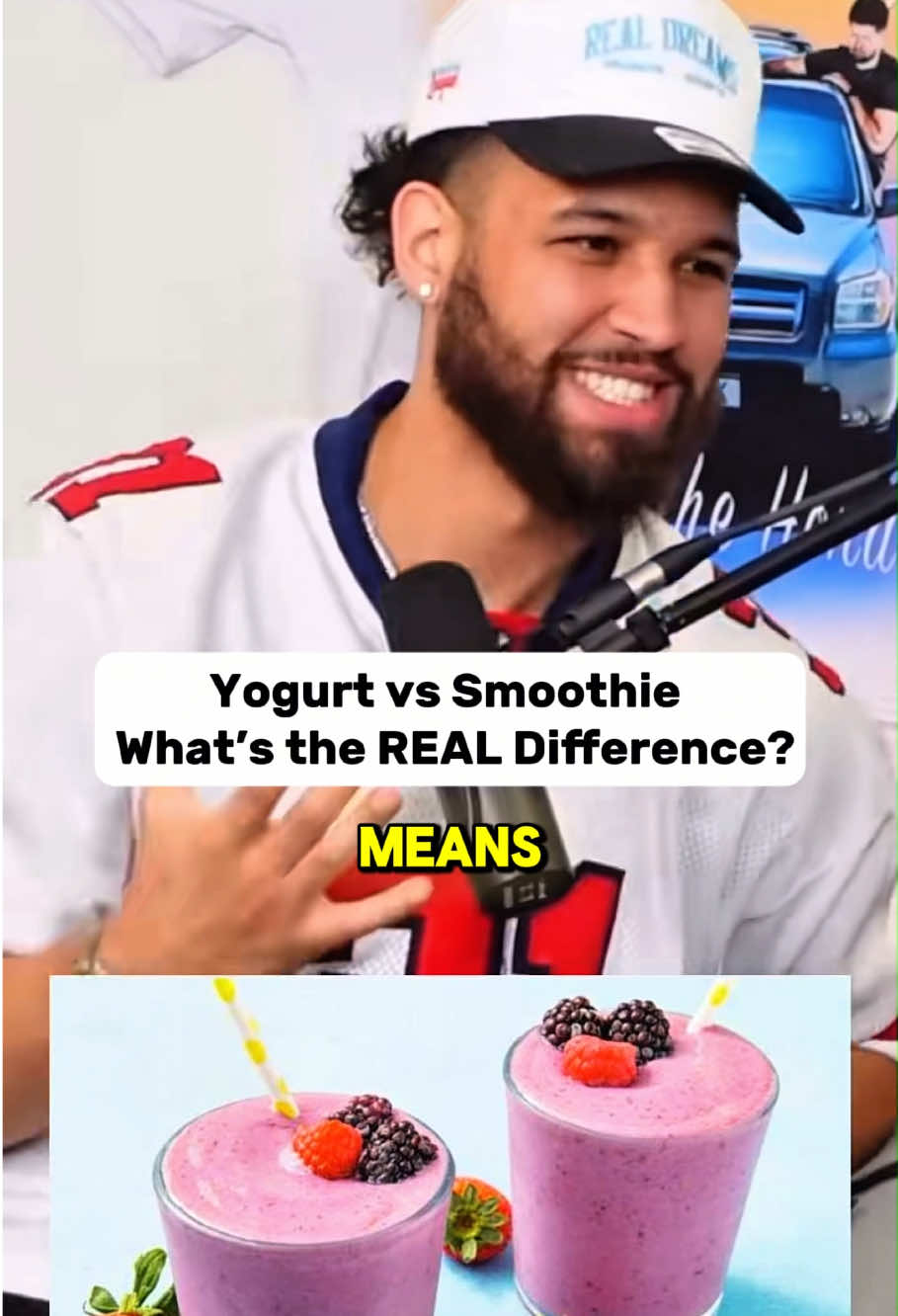 Yogurt vs Smoothie , What’s the REAL Difference? 😍🤣 #