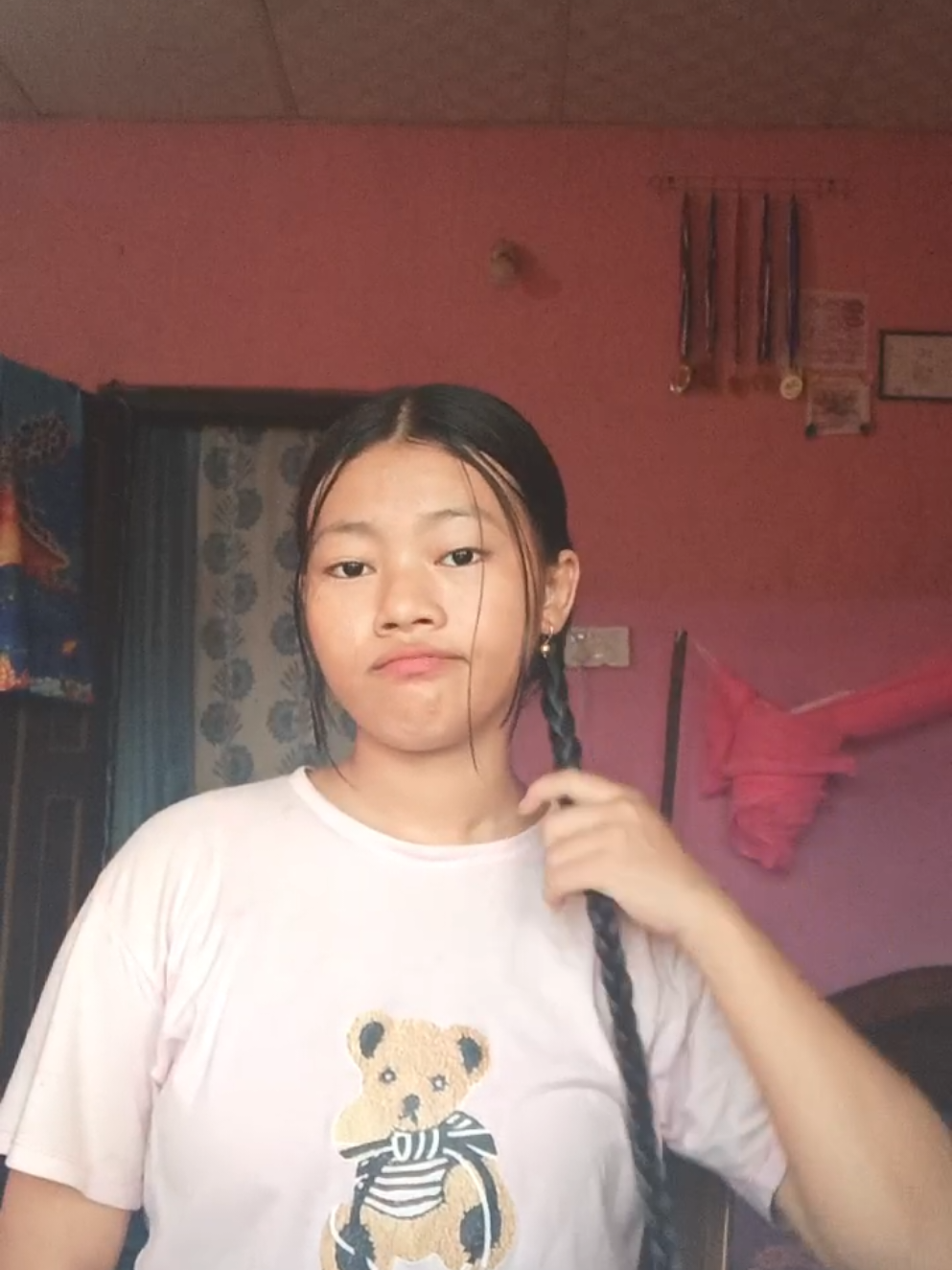 JK I just love my hair❤️😘  #longhair #hairtrend  #fyp #girlythings 