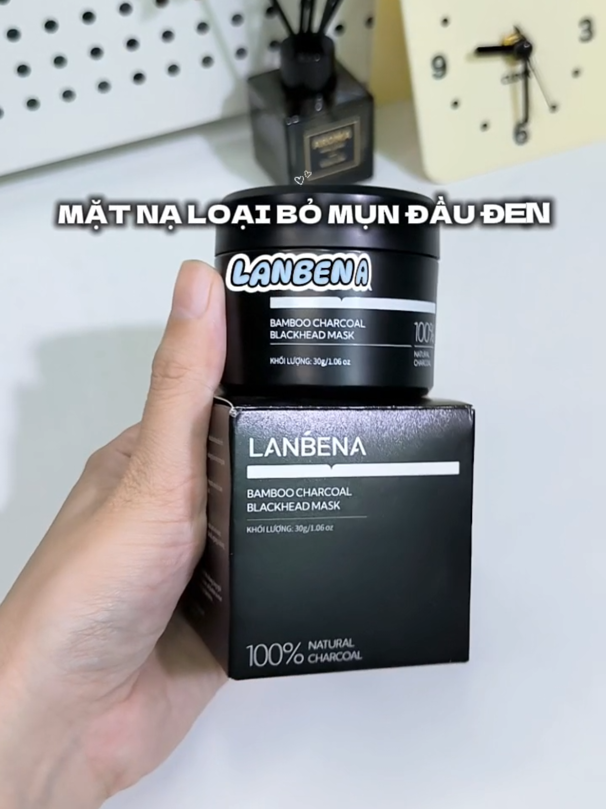 Mặt nạ loại bỏ mụn đầu đen Lanbena #lanbena #matna #gellotmun #review #halinh 