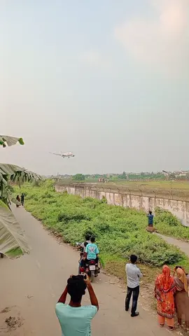 Ethiopian Air যখন বাংলাদেশ ল্যান্ড করে#trend #trending #viraltistime #biman_lover✈️✈️ 