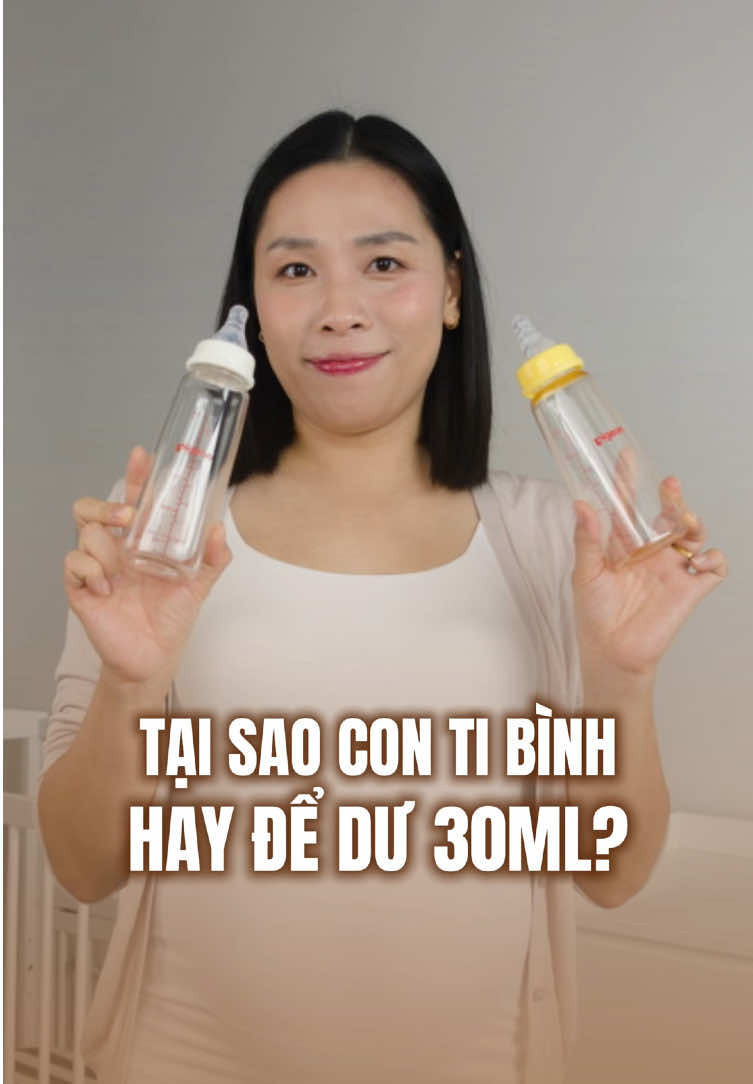 Tại sao lúc ti bình con hay để dư 30ml? #medieuhoa #doandieuhoa #daycontungu #chamconkhoahoc #hanhtrinhlamme #tibinh 