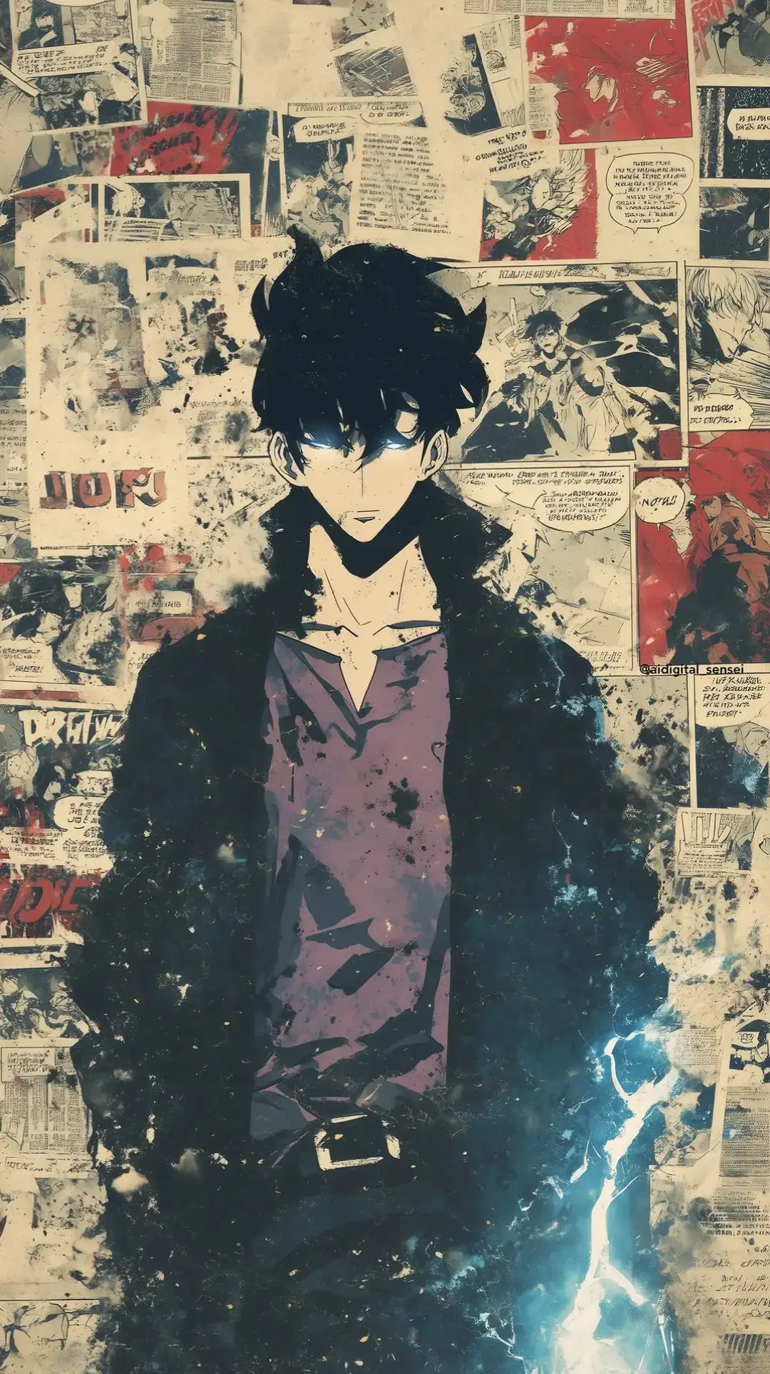 #sololeveling #sungjinwoo #wallpaper #fondodepantalla #animewallpaper 