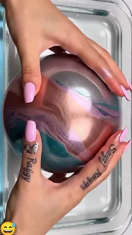 Metallic Gel Orb Crush ASMR 😍😁 #Asmr #satisfying #asmrsounds #TikTokASMR #fyp 