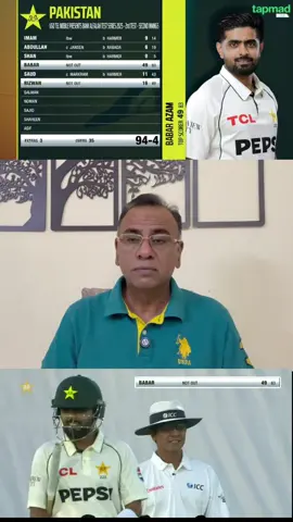 Basit Ali about Kya Babar Azam Pakistan Ko Bacha Paye Ga? 👀🎧🤤#cricket #babarazam #pakistan #foryoupage #kashif__1775 