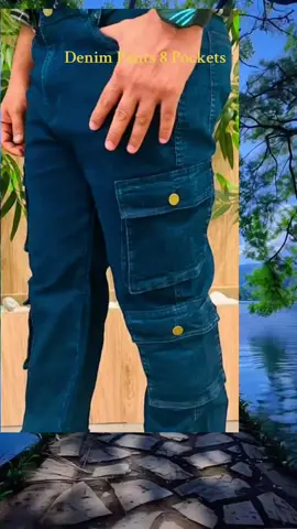 Denim Pants 8 Pockets.   #fypシ #fyp #seluar 