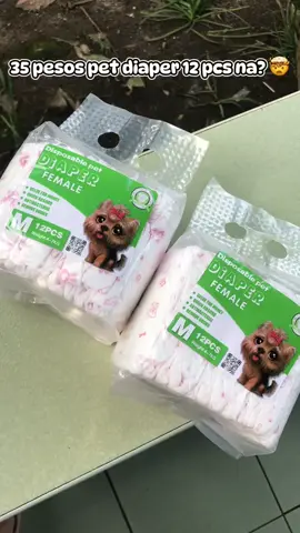 35 pesos pet diaper 12 pcs na? 🤯 #dog #dogsofttiktok #femaledogdiaper #petdiaper #fyp 