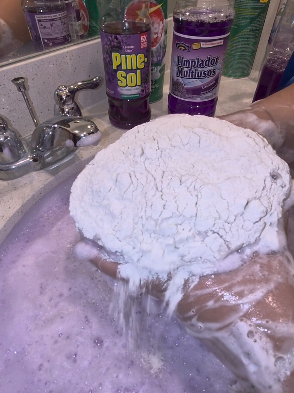 Part 2 of my Winnie the Pooh Color series 💜 next we have purple for Eeyore!  Piglet - @Cessy 🫧  Tigger - @Cessy 🫧  #pasteysqueezes #relaxingasmr #dishsoapsqueezes #powdersqueezes #waterysqueezes 