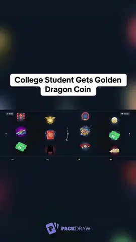 College Student Gets Golden Dragon Coin