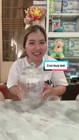 Combo 2 hủ thuỷ tinh chỉ 100k còn freeship #binhthuytinh #dogiadung #dungcunhabep #xuhuong #mebinthui 