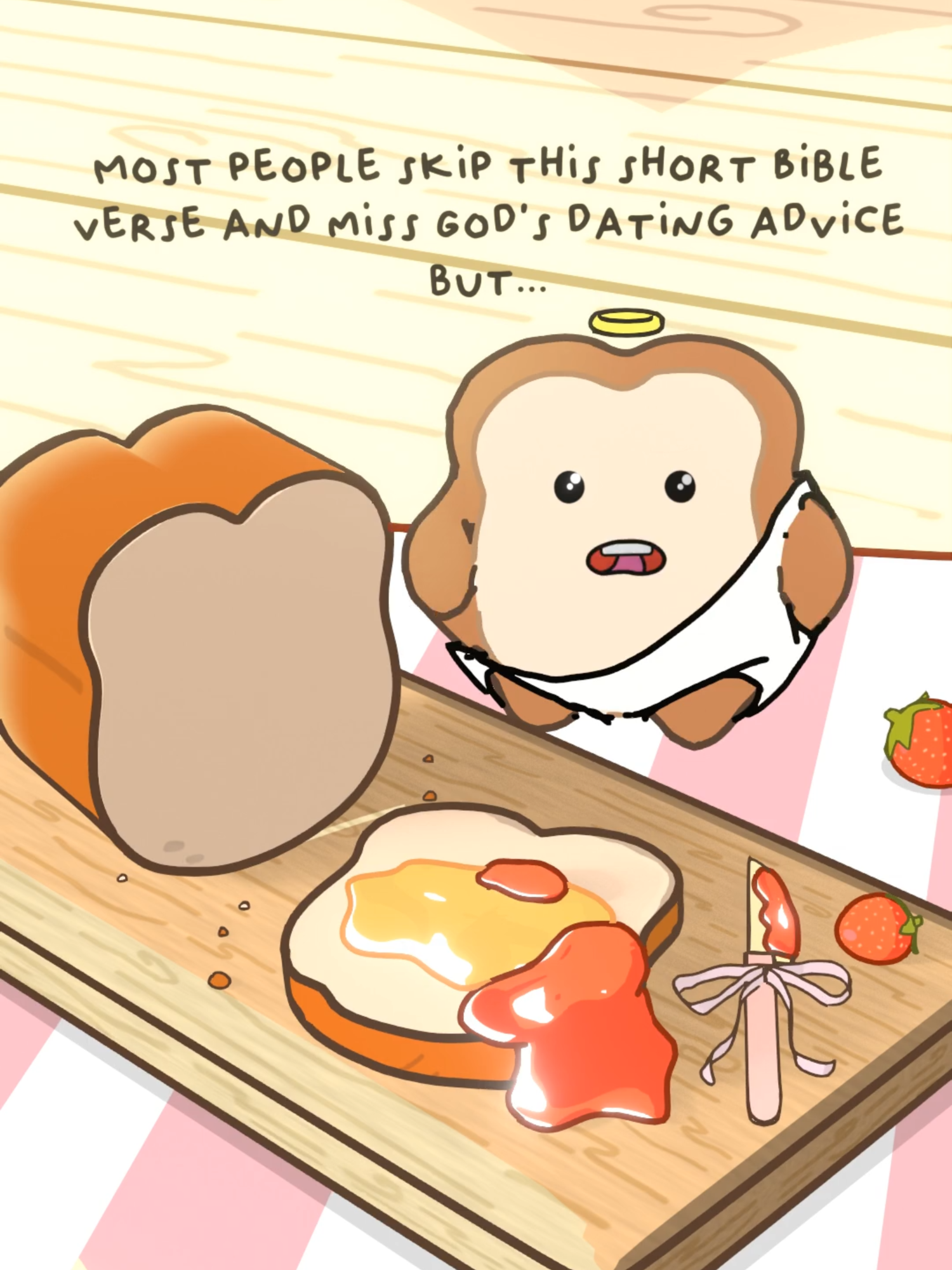 Give God Your Loave Life🍞 #fyp #christian #fypシ #cute