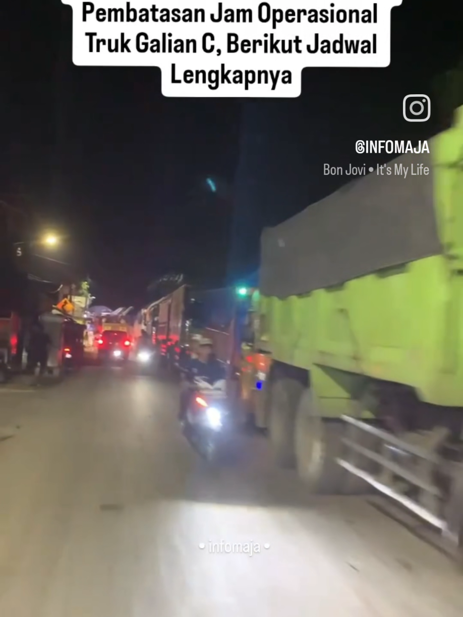 Pemerintah Kabupaten (Pemkab) Lebak, Provinsi Banten, telah resmi menerbitkan Peraturan Bupati (Perbup) Lebak, nomor 36 tahun 2025, terkait batasan jam operasional kendaraan angkutan galian C di wilayah Lebak.  Demikian itu disampaikan langsung oleh Kepala Dinas Perhubungan (Dishub) Lebak, Rully Edward.  