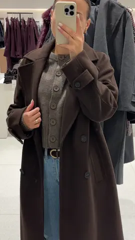 This oversized brown coat from ZARA…WOW !😍 #zara#zaracoat#zaranewin#autumnoutfits#fashion  