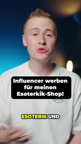 Influencer werben für meinen Esoterikik-Shop #marvinwildhage 
