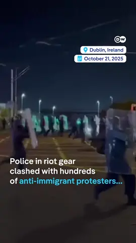 Six people were arrested and a police van was set on fire during an anti-immigrant protest outside a Dublin hotel housing migrants. Ireland's government and police condemned the protests, which followed local media reports that a 26-year-old man accused of assaulting the girl was an asylum seeker. 📷️AFP