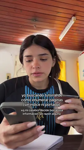 enumerar páginas parte 1millon 😡 #word #estudiantes #universidad #humor #fyp 