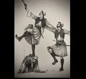 Drawing ✍🏻 with IA 😝 -Incredible result from my drawing with artificial intelligence! -Rezultat i pabesueshëm nga vizatimi im me inteligjencë artificiale! ✍🏻😅 Osman Taka dance 🇦🇱 #artwork #drawing #albanians #valle #osmantaka 