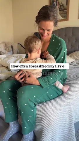 I get asked this question a lot, and I know people are curious what breast-feeding past the age of one looks like. 👀 Our day always starts with milk, and then I offer him milk before he naps and goes to bed. However, this will DRASTICALLY CHANGE when he is sick, teething, or during times of stress (travel, holidays, etc) 🤧 🦸‍♀️I feel like a superhero when my son is sick and I’m able to nurse him. Not only does he feel better, I feel comforted, feel soothed… but my body is also making the perfect blend of milk to help support his immune system through the sickness. 🦠 📣 Breastmilk does not lose its value past the age of one, it actually changes and develops to meet your child’s needs, especially during hard times. ✨ #extendedbreastfeeding #extendedbreastfeedingisnormal  #momlife #momsofinstagram #newmom          