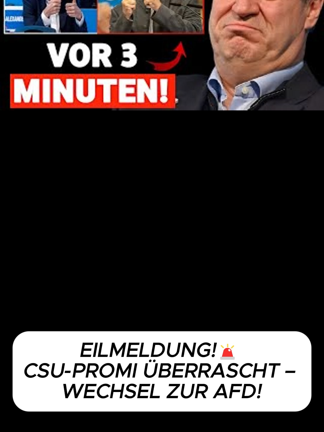 EILMELDUNG!🚨 CSU-PROMI ÜBERRASCHT – WECHSEL ZUR AFD!