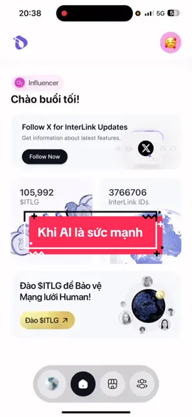 Công nghê AI đỉnh cao đứng sau interlink 🥰🥰  #TikTokAwardsVN #interlink #ITLG #ITLX #ITL 