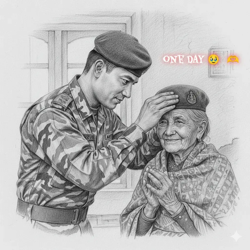 #🥷🎖️ #lahaurey #army #dreamer #आमा 