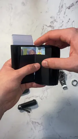 A modern wallet for a new era of carry. #walletaces #smartwallet #leatherwallet #modernwallet #future